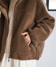 ≪WEB限定 / 追加予約≫ウールボアスタンドブルゾン