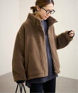 ≪WEB限定 / 追加予約≫ウールボアスタンドブルゾン