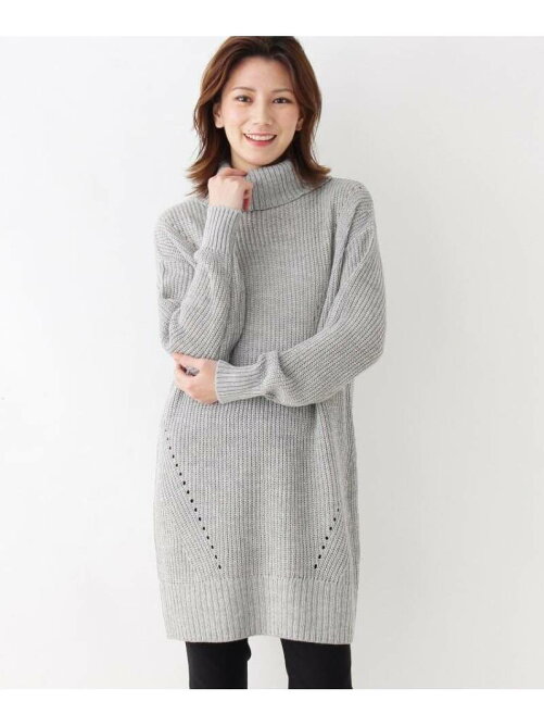 Hushush タートルネックニットワンピース Rakuten Fashion 楽天