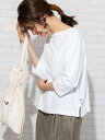 【SALE/10%OFF】coen USAコットンボートネック7分袖カットソー コーエン カットソー Tシャツ ホワイト グリーン ネイビー