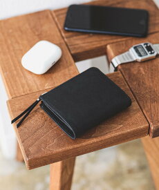 BEAMS SLOW / 別注 Coin Wallet 定番 新生活 オフィス ギフト お祝い 折りたたみ財布 26SS ビームス メン 財布・ポーチ・ケース 財布 ブラック ブラウン【送料無料】