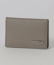 【SALE／20%OFF】BLACK LABEL CRESTBRIDGE エンボスレザークレストブリッジチェックカードケース ブルーレーベル / ブラックレーベル・クレストブリッジ 財布・ポーチ・ケース コインケース・小銭入れ・札入れ ブラック ベージュ【送料無料】