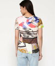 コラージュプリントTシャツ