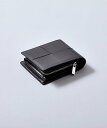 【SALE／20%OFF】tk.TAKEO KIKUCHI イントレ二つ折り財布 ティーケータケオキクチ 財布・ポーチ・ケース 財布 ブラック【送料無料】