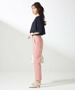 【ストレッチ・接触冷感・撥水・UVカット・洗える】エアリーストレッチ テーパードパンツ