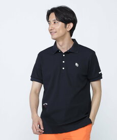 PEARLY GATES ポップコーンカノコ×メッシュ半袖ポロシャツ パーリーゲイツ トップス ポロシャツ ネイビー ホワイト ブルー【送料無料】