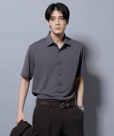【SALE／40%OFF】NANO universe 「N SHIRTS」 AERO FREEZE 鹿の子シャツ ナノユニバース トップス シャツ・ブラウス ホワイト グレー【送料無料】