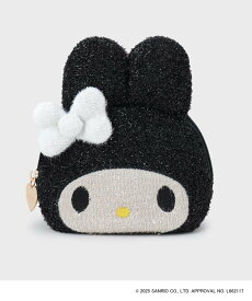 【SALE／50%OFF】OPAQUE.CLIP 【マイメロディ】フェイス型キラキラシェルポーチ オペークドットクリップ 財布・ポーチ・ケース ポーチ ピンク レッド ブラック