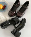 Nia/(W)Nia(ニア)/厚底ヒール クラシカルリボンローファー