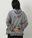 【予約商品】グレディブリリアン/Gready Brilliant/ポンチ×異素材フーディ/パーカー/人気