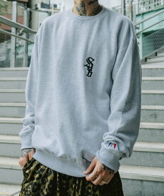 【SALE／20%OFF】Subciety CROWD SWEAT サブサエティ トップス スウェット・トレーナー グレー ブラック グリーン ブルー【送料無料】