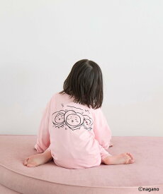 LOWRYS FARM ちいかわロンT ローリーズファーム トップス カットソー・Tシャツ ブルー ピンク ホワイト