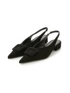 【SALE／55%OFF】Mila Owen バックル付きラムレザースリングパンプス ミラオーウェン シューズ・靴 パン…