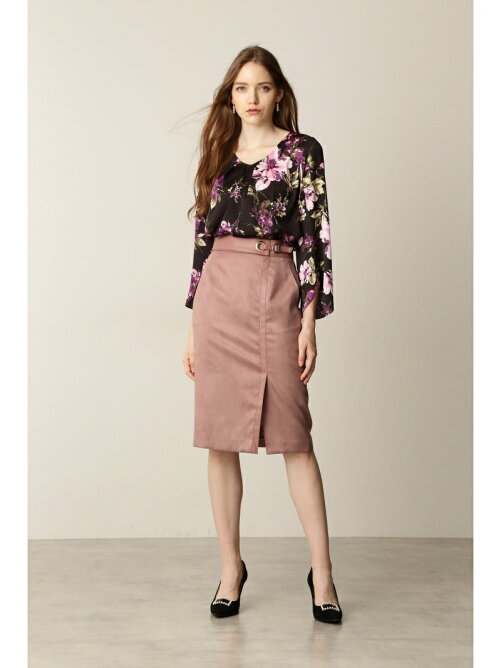 Pinky Dianne フェイクスエードレザーコンビスカート Rakuten Fashion 楽天ファッション 旧楽天ブランドアベニュー Dm4704