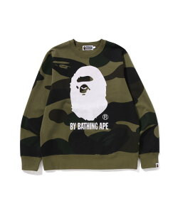 �ySALE�^30%OFF�zA BATHING APE PIRATE STORE GIANT 1ST CAMO BY BATHING APE CREWNECK SWEATSHIRT �A �x�C�V���O �G�C�v �p�C���[�c�X�g�A �g�b�v�X �X�E�F�b�g�E�g���[�i�[ �C�G���[ �O���[���y���������z