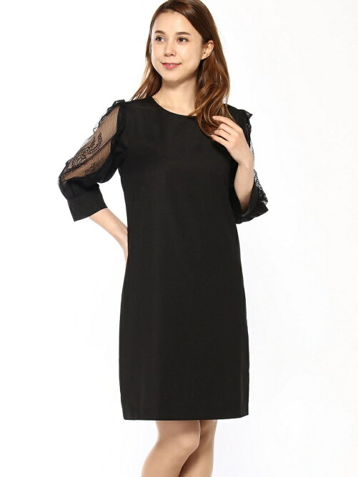 Smile Orchid レース袖フリルワンピース Rakuten Fashion 楽天ファッション 旧楽天ブランドアベニュー R