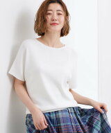 grove 【シリーズ累計36万枚!名品ニット】やわらかドライタッチ ドルマンニット グローブ トップス ニッ…