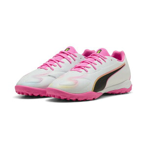 PUMA �L�b�Y �L���O 20 �}�b�` TT +�~�b�h �T�b�J�[�g���[�j���O�V���[�Y 20-22.5cm KING 20 MATCH TT+Mid Jr �v�[�} �V���[�Y�E�C �X�j�[�J�[ �z���C�g�y���������z