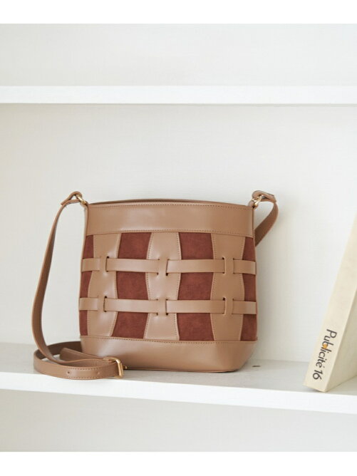 Rope Picnic スエード巾着付き透かしバケットショルダーバッグ Rakuten Fashion 楽天ファッション 旧楽天 ブランドアベニュー Dg5706