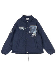 A BATHING APE BAPE PATCH COACH JACKET ア ベイシング エイプ ジャケット・アウター ブルゾン・ジャンパー ネイビー レッド【送料無料】