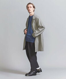 BEAUTY&YOUTH UNITED ARROWS F/MIX シャンブレー ドルマン コート ビューティー＆ユース　ユナイテッドアローズ ジャケット・アウター その他のジャケット・アウター グレー ネイビー【送料無料】