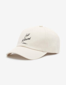 CAFE KITSUNE CAFE KITSUNE 6P CAP メゾン キツネ 帽子 キャップ ブラック ベージュ【送料無料】