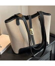 キャンバスバッグ A4収納可能 大容量キャンバストートバッグ