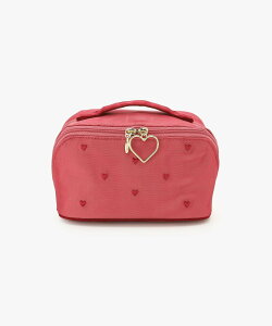 Afternoon Tea LIVING エンブロイダリーハートオープンポーチ アフタヌーンティー・リビング 財布・ポーチ・ケース ポーチ ピンク