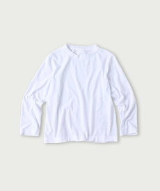 45R 天竺の四角七分袖Tシャツ フォーティファイブアール トップス カットソー・Tシャツ ホワイト【送料無料】