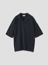 JOHN SMEDLEY コットン スキッパーネックニットプルオーバー ｜ S4837 ｜ 24G ジョンスメドレー トップス ニット ブラ…