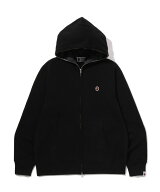 A BATHING APE ONE POINT FULL ZIP HOODIE ア ベイシング エイプ トップス パーカー・フーディー グレー …