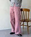 コーデュロイストレートパンツ