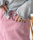 コーデュロイストレートパンツ