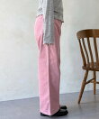 コーデュロイストレートパンツ