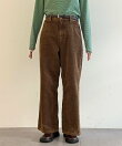 コーデュロイストレートパンツ