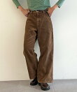 コーデュロイストレートパンツ