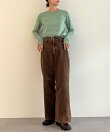 コーデュロイストレートパンツ