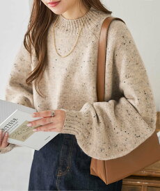 Discoat 【新色追加!/WEB限定】ラグランハイネックニットプルオーバー ディスコート トップス ニット ピンク ベージュ ブラック グレー ブラウン ネイビー イエロー【送料無料】