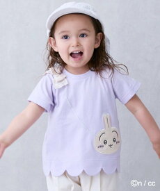 【SALE／20%OFF】petit main 【ちいかわ】ポシェット半袖T ナルミヤオンライン トップス カットソー・Tシャツ ピンク パープル ネイビー