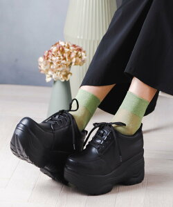 attagirl 厚底ウェッジヒールスニーカー アタガール シューズ・靴 スニーカー ホワイト