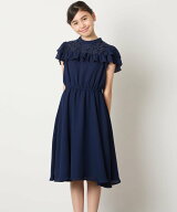 【SALE／10%OFF】a.v.v [140-160]【発表会/結婚式/お食事会/特別なお出掛けシーンに】レース切り替えフリ…