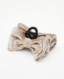 martinique 《別注》【TRESSE /トレス】BRIGITTE dot ribbon clip for martinique マルティニーク ヘアアクセサリー バレッタ・ヘアクリップ・ヘアピン ピンク ブラック【送料無料】