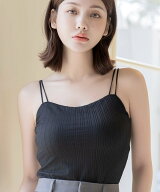 tu-hacci リブツインストラップモーニングルーティンブラトップ ツーハッチ インナー・ルームウェア その…