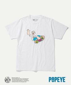 【SALE／40%OFF】BEAUTY&YOUTH UNITED ARROWS 【別注】 ＜POPEYE*DOGTOWN＞ SHORT SLEEVE TEE/Tシャツ ユナイテッドアローズ アウトレット トップス カットソー・Tシャツ ホワイト ブラック【送料無料】