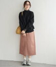 ドットチュールレイヤーニット