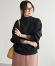 ドットチュールレイヤーニット