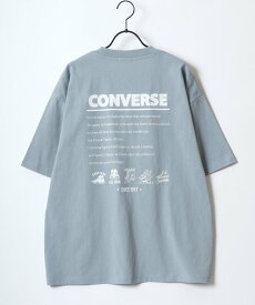 【SALE／22%OFF】CONVERSE Tシャツ メンズ 半袖 バックプリント ユニセックス レディース ラザル トップス カットソー・Tシャツ ブラック ブルー ホワイト
