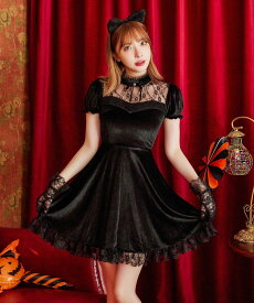 Brightlele 「 セクシーキャット 」 ハロウィン コスプレ 猫 仮装 衣装 黒猫 白猫 ブライトララ ファッション雑貨 その他のファッション雑貨 ブラック ホワイト