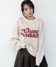 グラフィックニットプルオーバー