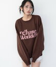 グラフィックニットプルオーバー